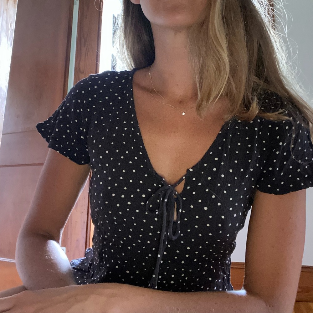 Black Polka Dot Dress